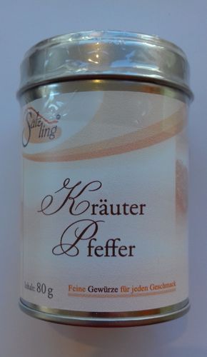 Salzling® - Kräuterpfeffer, Dose 80g