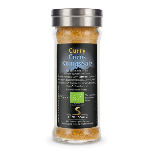 Curry-CocosKönigsSalz, Streuer 80g